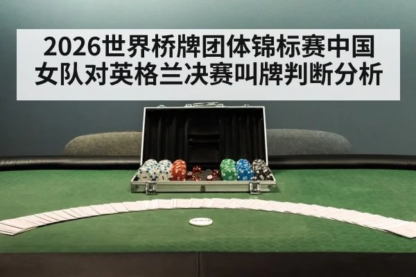 2026世界桥牌团体锦标赛中国女队对英格兰决赛叫牌判断分析（kaiyun）